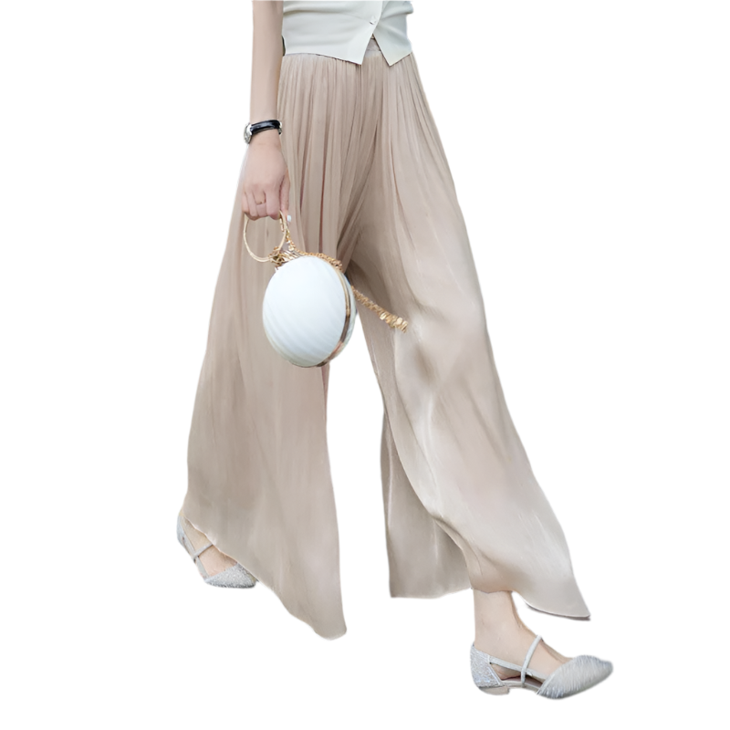 Isabella – Luxe Spandex Wide-Leg Pants for Women