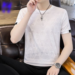 Alessio – Luxurious Silk Short Sleeve Top for Men