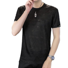 Alessio – Luxurious Silk Short Sleeve Top for Men