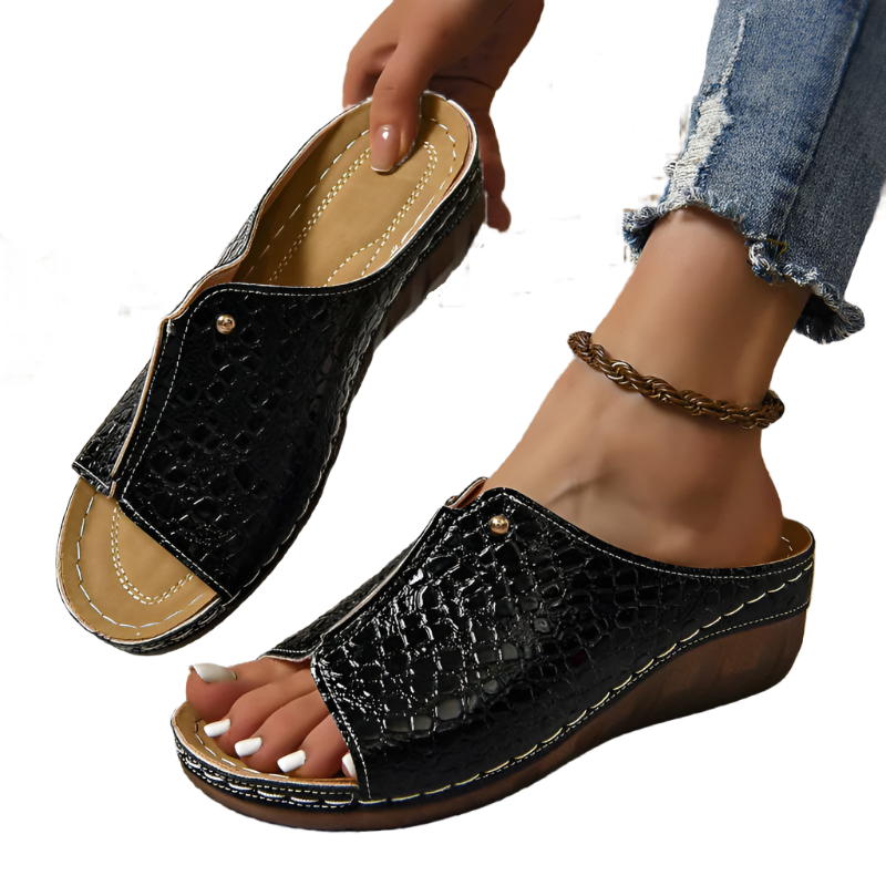 Clara – Comfort-Fit Women’s Wedge Sandals