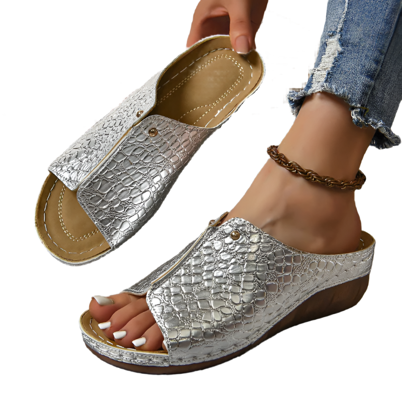 Clara – Comfort-Fit Women’s Wedge Sandals