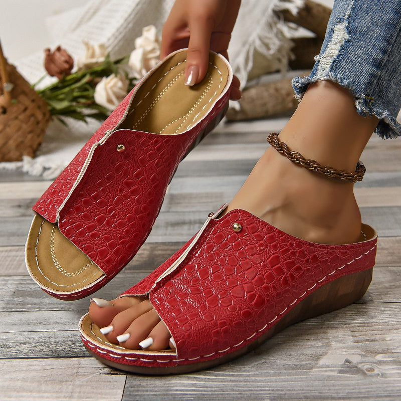 Clara – Comfort-Fit Women’s Wedge Sandals