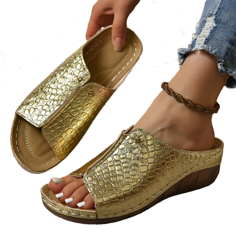 Clara – Comfort-Fit Women’s Wedge Sandals