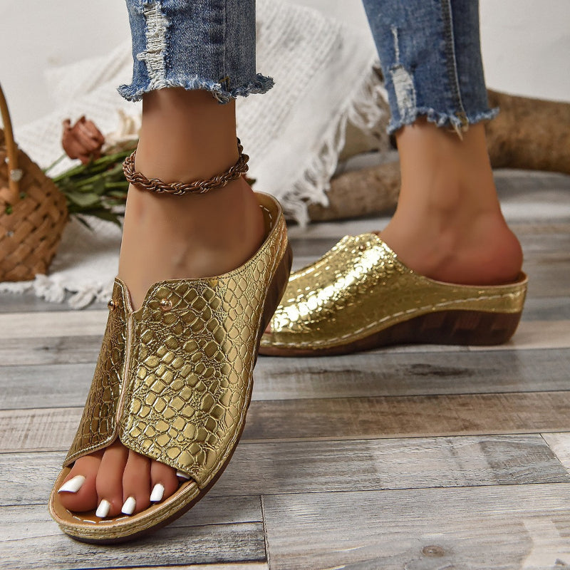 Clara – Comfort-Fit Women’s Wedge Sandals