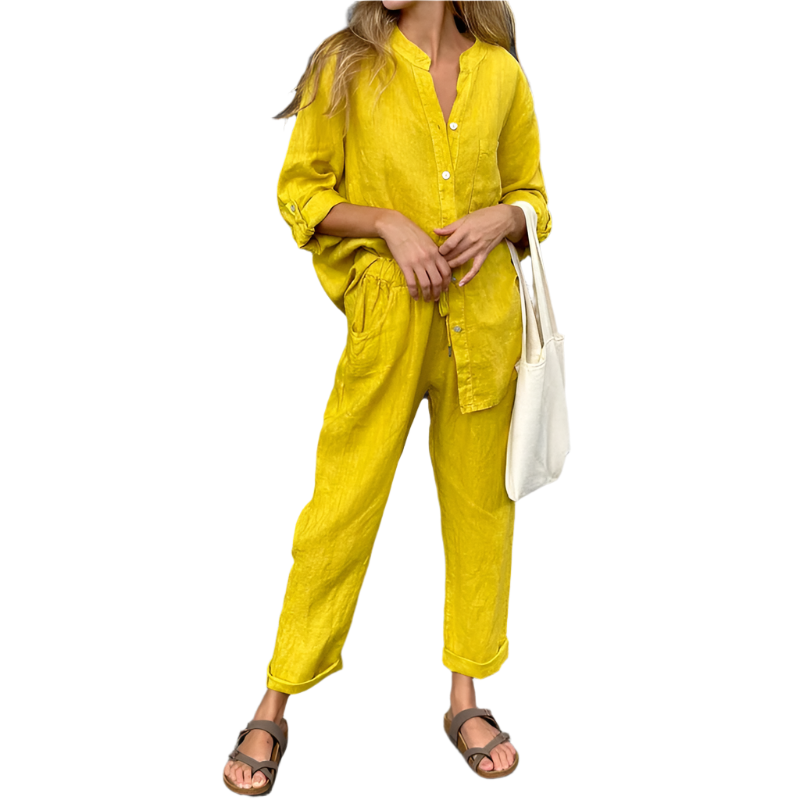 Laniyah - Women's 2-Piece Set with Shirt and Trousers