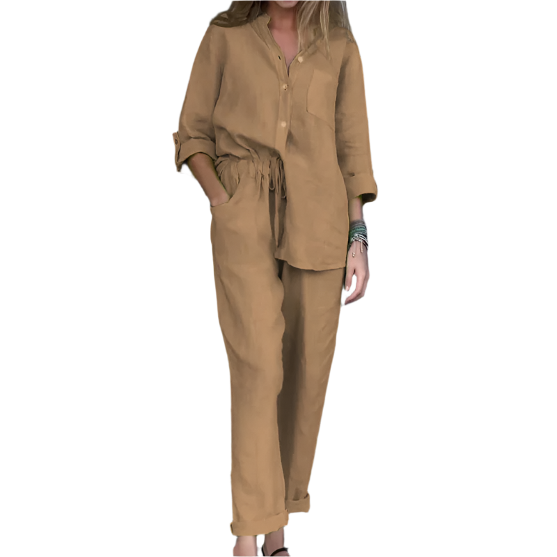 Laniyah - Women's 2-Piece Set with Shirt and Trousers