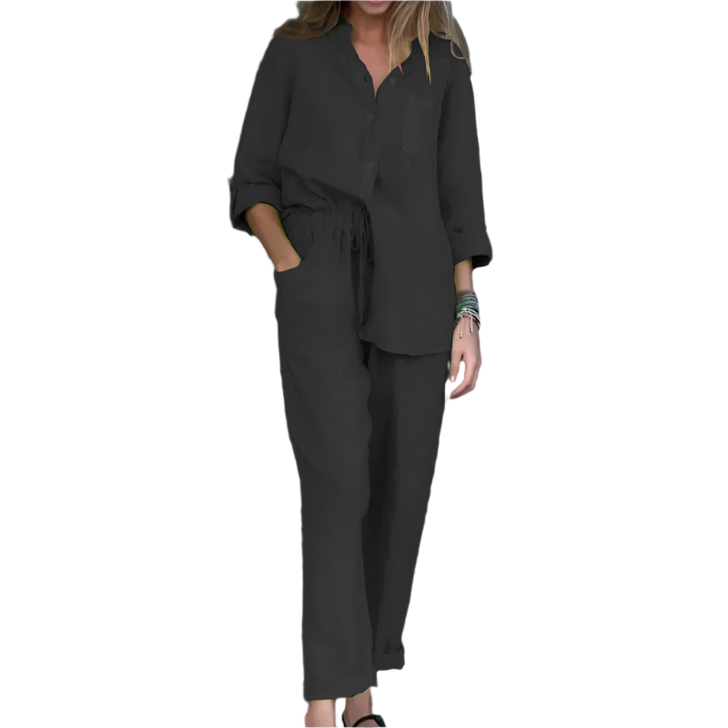 Laniyah - Women's 2-Piece Set with Shirt and Trousers