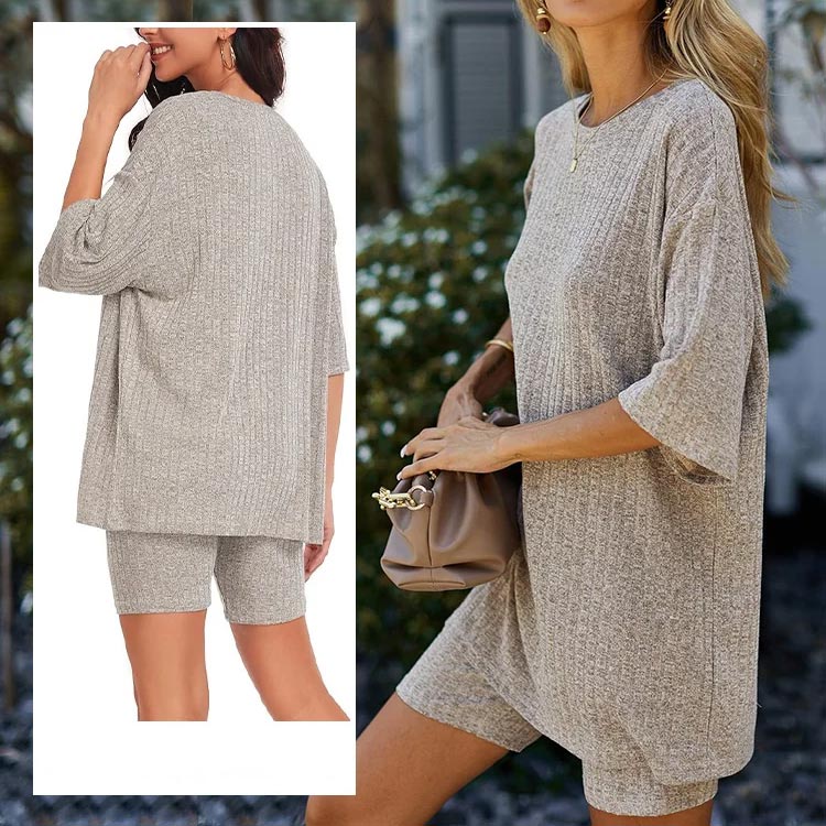 Sofia – Soft Rib-Knit Women's Lounge Set
