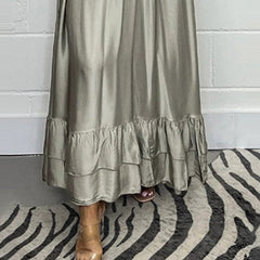 Cristy – Satin Elegance Women's Dress