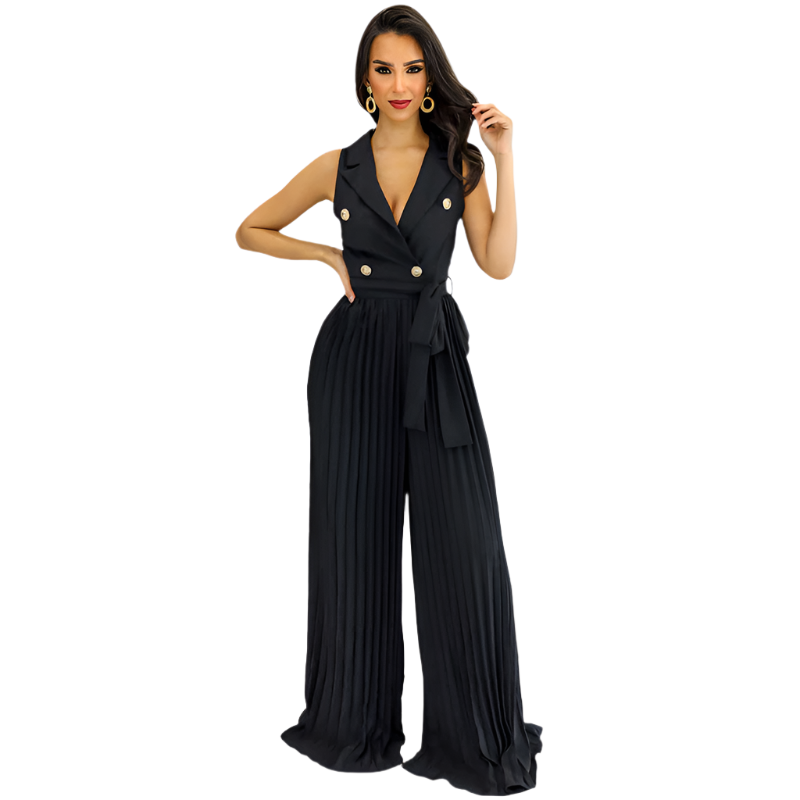 VittoriaCorsi – Elegant Women’s Wide Leg Jumpsuit