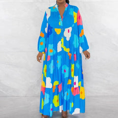 Aurelie – Elegance Women’s Pleated Maxi Dress