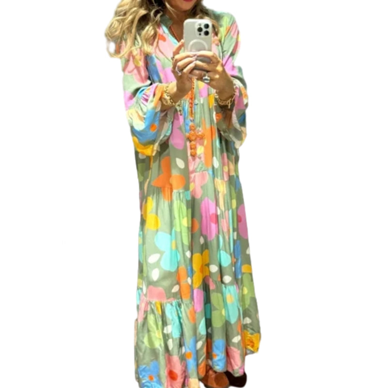 Aurelie – Elegance Women’s Pleated Maxi Dress