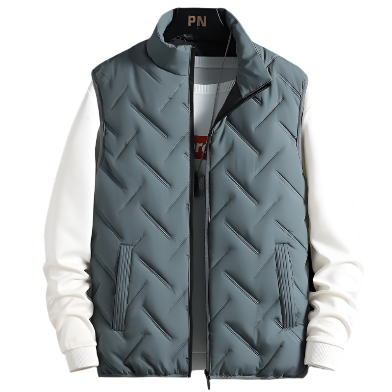 Gabriel – Versatile Warmth with the Einar Puffer Vest for Men