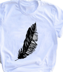 Luca – Feather Print Unisex T-Shirt