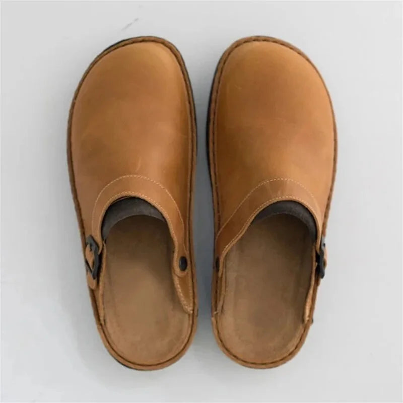 Matteo – Premium Leather Slippers for Men