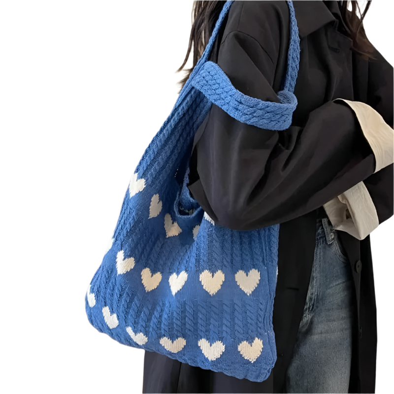 Atalia - Women's Cozy Knit Tote Bag