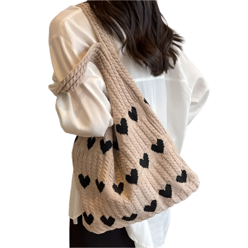 Atalia - Women's Cozy Knit Tote Bag