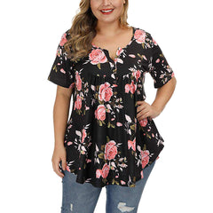 Monic – Graceful Plus-Size Women’s Blouse