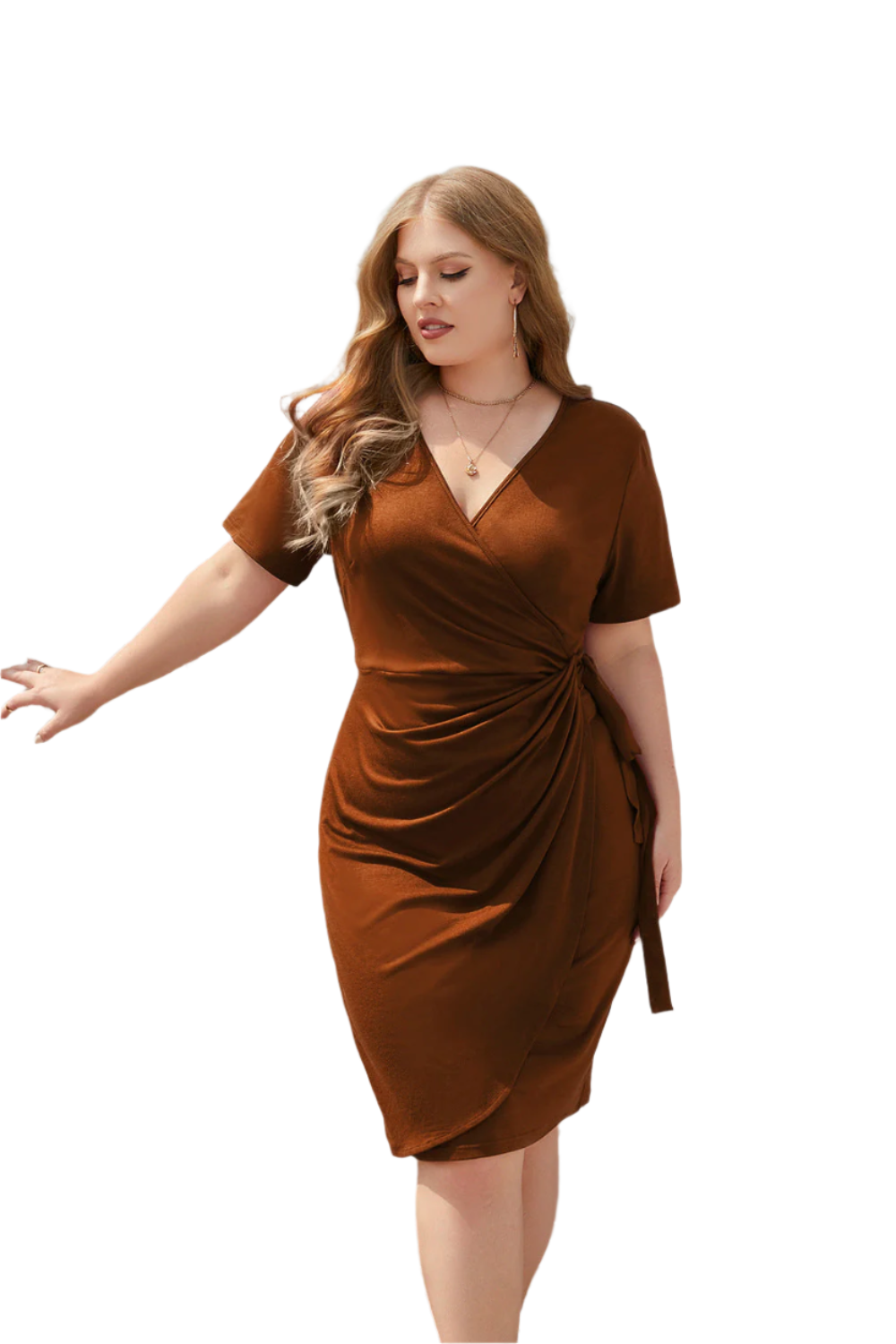 Aalaa – Elegant Plus-Size Dress for Women