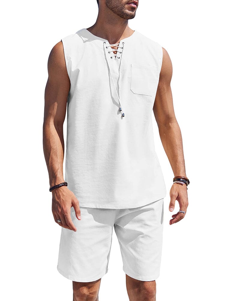 Marco – Breathable Linen Tank Top for Men